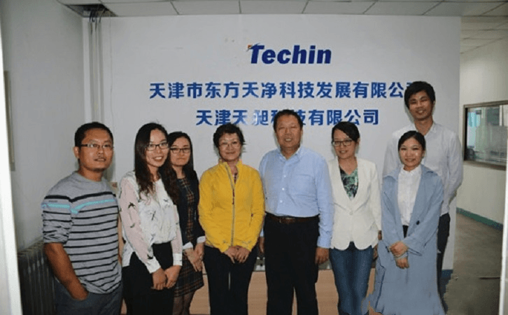 創新100調研組於91视频在线观看公司合影